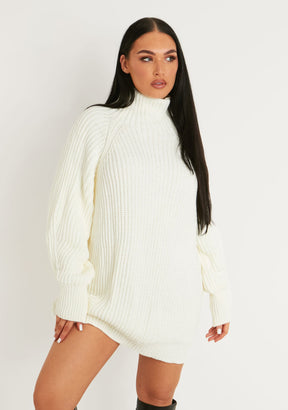 Chunky Knit Jumper Dress